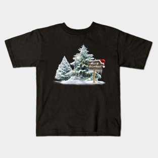 Merry Christmas Holiday Noel Kids T-Shirt